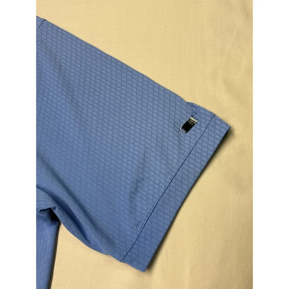 Nike Tiger Woods Collection Blue Diamond Polo Shingle Creek Golf Club Mens L